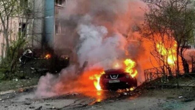 Последствия атаки БПЛА в Сызрани - РИА Новости, 1920, 22.04.2026