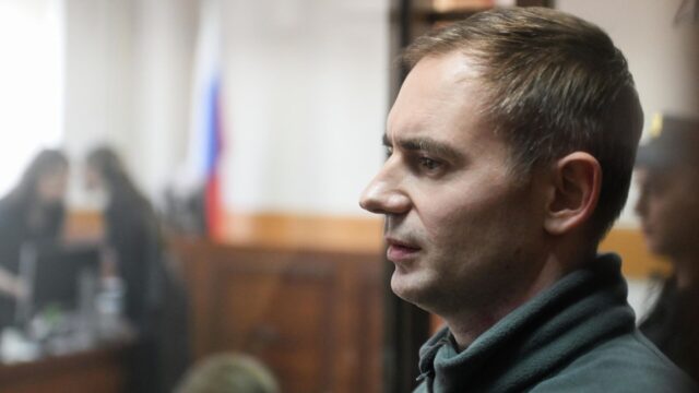 Бывший депутат Мосгордумы, заместитель партии Яблоко Максим Круглов в суде - РИА Новости, 1920, 22.04.2026