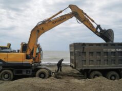 Очистка от нефтепродуктов побережья и реки в Туапсе - РИА Новости, 1920, 26.04.2026