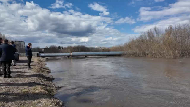 Подъем воды на реке Ушайке в Томске - РИА Новости, 1920, 27.04.2026
