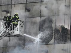 Пожар в строящемся ЖК СОУЛ в Москве - РИА Новости, 1920, 28.04.2026