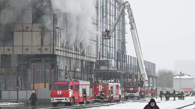 Пожар в строящемся ЖК в Москве - РИА Новости, 1920, 29.04.2026
