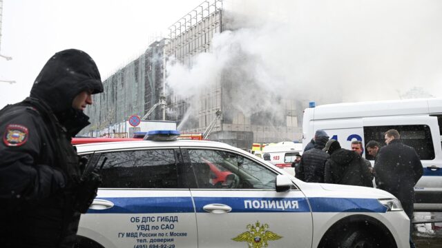 Пожар в строящемся ЖК в Москве - РИА Новости, 1920, 29.04.2026