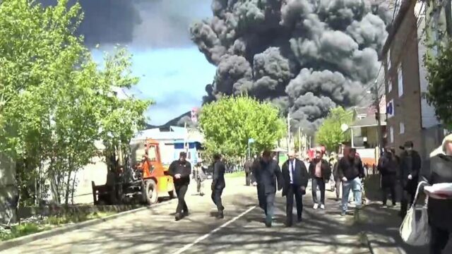 Последствия атаки украинских беспилотников в Туапсе - РИА Новости, 1920, 28.04.2026