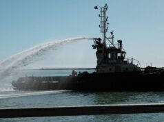 Пожарное судно в Туапсе - РИА Новости, 1920, 28.04.2026