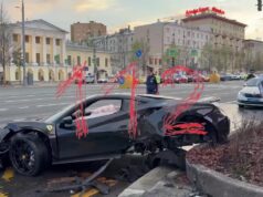 Navai ехал в Ferrari не один — в машине был пассажир.
