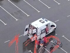 Молния ударила в велосипедиста в Краснодаре.
