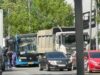 Автобус наехал на припаркованный грузовик в столичном районе Царицыно. Несколько человек пострадали.