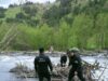 Обнаружен труп женщины, которая упала в горную реку Лиахви в Южной Осетии.