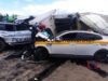 13 автомобилей столкнулись вблизи городского округа Пушкино.