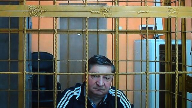 Монитор с изображением заместителя начальника Генерального штаба ВС РФ генерал-полковника Халила Арсланова, в зале второго западного окружного военного суда - РИА Новости, 1920, 22.05.2026