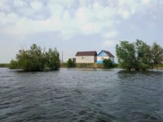 В чеченском селе размыло дамбу, эвакуированы 20 семей Вид на поселок - РИА Новости, 1920, 25.05.2026