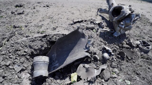 Силы ПВО сбили 25 украинских беспилотников над разными районами Севастополя Фрагмент разорвавшегося снаряда после обстрела Горловки со стороны ВСУ - РИА Новости, 1920, 17.05.2026