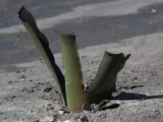 Белгород и Белгородский округ подверглись ракетному обстрелу со стороны ВСУ Фрагмент ракеты после обстрела со стороны ВСУ - РИА Новости, 1920, 25.05.2026