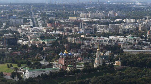 БПЛА сбит в Рязанской области, никто не пострадал Вид на Рязань - РИА Новости, 1920, 20.05.2026