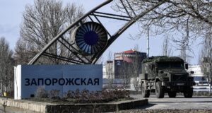 Бронеавтомобиль на территории Запорожской АЭС - РИА Новости, 1920, 27.05.2026