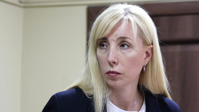 Бывший вице-губернатор Краснодарского края Анна Минькова в здании суда - РИА Новости, 1920, 13.05.2026