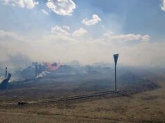 Сгоревшие дома и постройки в селе Кучерово Красноярского края - РИА Новости, 1920, 03.05.2026