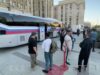 Иностранные журналисты выехали из Москвы на место удара ВСУ в Старобельске. Кадр видео - РИА Новости, 1920, 24.05.2026