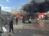 Пожар в торговых павильонах на рынке Тополек в Новой Москве - РИА Новости, 1920, 24.05.2026