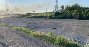 Место сброса мин на участок трассы Новороссия в районе границы Херсонской и Запорожской областей - РИА Новости, 1920, 30.05.2026