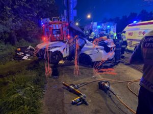 Блогерша Энди Кикнадзе попала в ДТП на северо-западе Москвы.