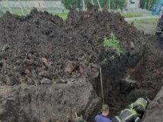 Двух рабочих завалило грунтом на стройке в Набережных Челнах.