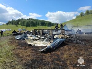 Три ребёнка погибли в пожаре в частном доме в Башкортостане.