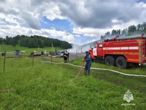 Три ребёнка погибли в пожаре в частном доме в Башкортостане.