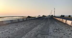 Повреждения моста на административной границе между Херсонской областью и Крымом после обстрела со стороны ВСУ - РИА Новости, 1920, 13.06.2026
