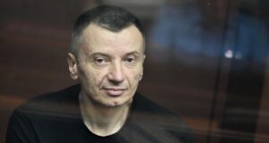 Александр Погорелов во время оглашения приговора Южным окружным военным судом - РИА Новости, 1920, 12.06.2026