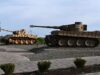 Немецкие танки Тигр и Пантера на территории военно-исторического музейного комплекса Самбекские высоты в Ростовской области - РИА Новости, 1920, 28.06.2026