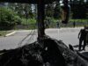 Сгоревший рейсовый автобус Москва - Симферополь в результате атаки дрона ВСУ в Енакиево - РИА Новости, 1920, 03.06.2026