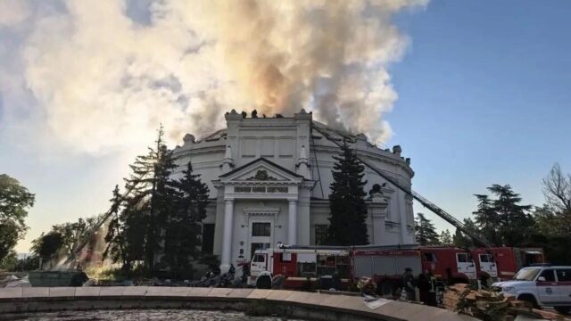Исторические фрагменты панорамы Рубо "Оборона Севастополя" уцелели после атаки Последствия удара украинского БПЛА по зданию Панорамы Оборона Севастополя 1854-1855 гг. - РИА Новости, 1920, 10.06.2026