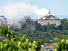 Пожар в здании музея-панорамы в Севастополе после атаки ВСУ - РИА Новости, 1920, 11.06.2026