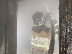 Сотрудник МЧС ликвидирует пожар - РИА Новости, 1920, 22.06.2026