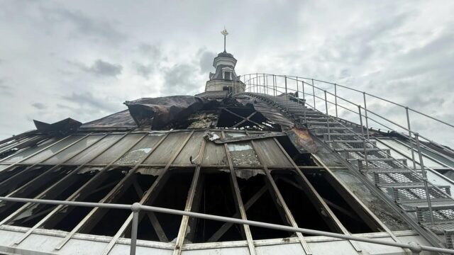 Для восстановления панорамы обороны Севастополя соберут спецколлегию художников Последствия пожара после атаки ВСУ в музее-панораме обороны Севастополя - РИА Новости, 1920, 17.06.2026