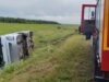 Водитель легковушки уснула за рулём и едва не устроила лобовое ДТП с автобусом, перевозившим детей,