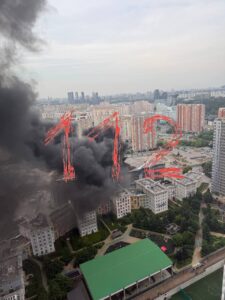 Пожару в красногорском ТЦ «ТераБит» присвоили второй ранг.