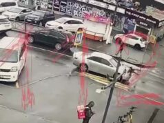 Водитель сбил двух школьников и сбежал в Иркутске. В распоряжении появились кадры ДТП.