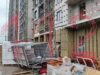 Строительный лифт упал в Москве. Один человек погиб.