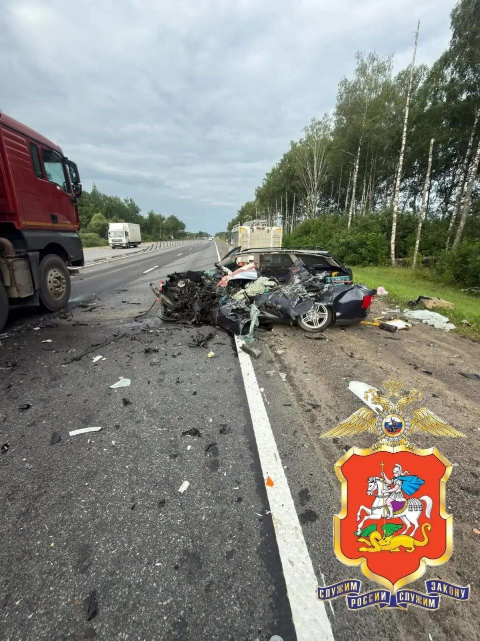 В результате аварии в Подмосковье погибли два человека. В результате аварии в Подмосковье погибли два человека.