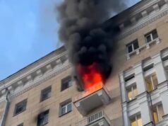 Квартира вновь загорелась в Таганском районе Москвы.