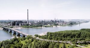 Берег реки Томь в черте грода Кемерово - РИА Новости, 1920, 04.07.2026