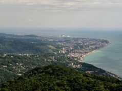 В Сочи уволили педагогов, которые били и оскорбляли детей в детсаду Вид с горы Большой Ахун на город Сочи - РИА Новости, 1920, 21.07.2026