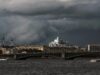 МЧС: в Петербурге в воскресенье ожидается гроза Вид на Троицкий мост в Санкт-Петербурге - РИА Новости, 1920, 11.07.2026