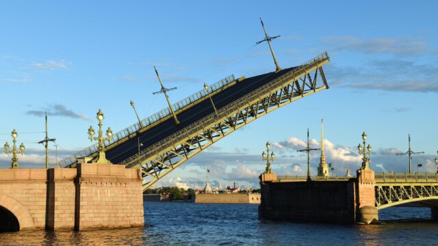 Троицкий мост в Санкт-Петербурге - РИА Новости, 1920, 12.07.2026