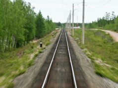 Вид из кабины машиниста пассажирского поезда - РИА Новости, 1920, 26.07.2026