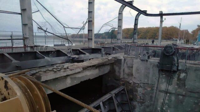 На белгородской дамбе произошел сброс воды, но затопления населенных пунктов нет Последствия удара ВСУ по плотине Белгородского водохранилища - РИА Новости, 1920, 21.07.2026