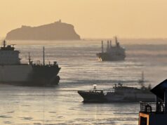 Суда в Японском море попросили помочь искать обломки пропавшего вертолета Корабли в проливе Босфор Восточный во Владивостоке - РИА Новости, 1920, 17.07.2026